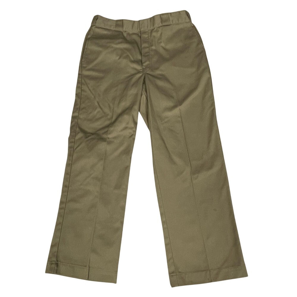 Dickies Pants Mens 34x28.5 Khaki 874 Original Fit Work Chino Twill Flat Front